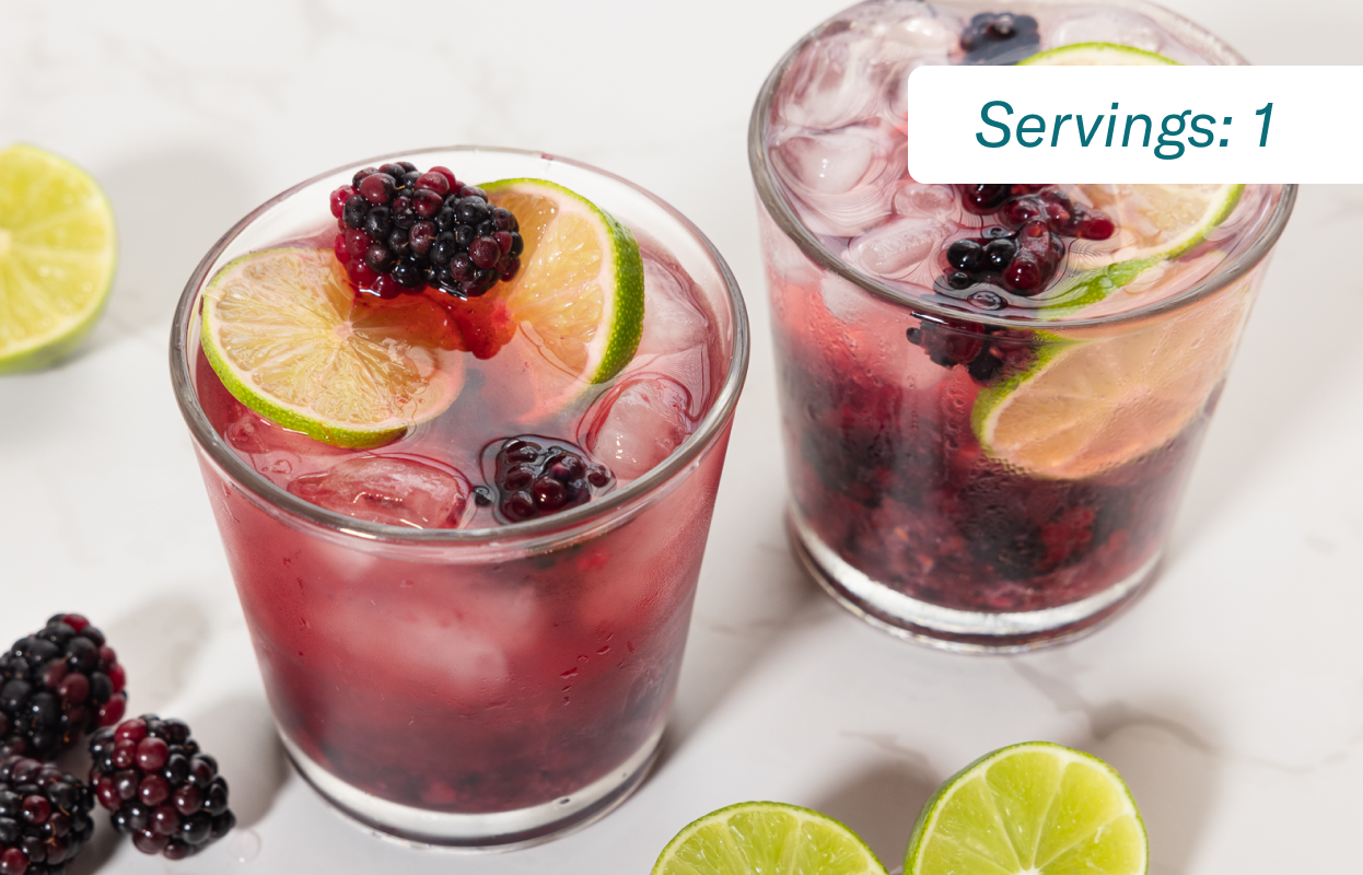 Blackberry Lime Spritzer