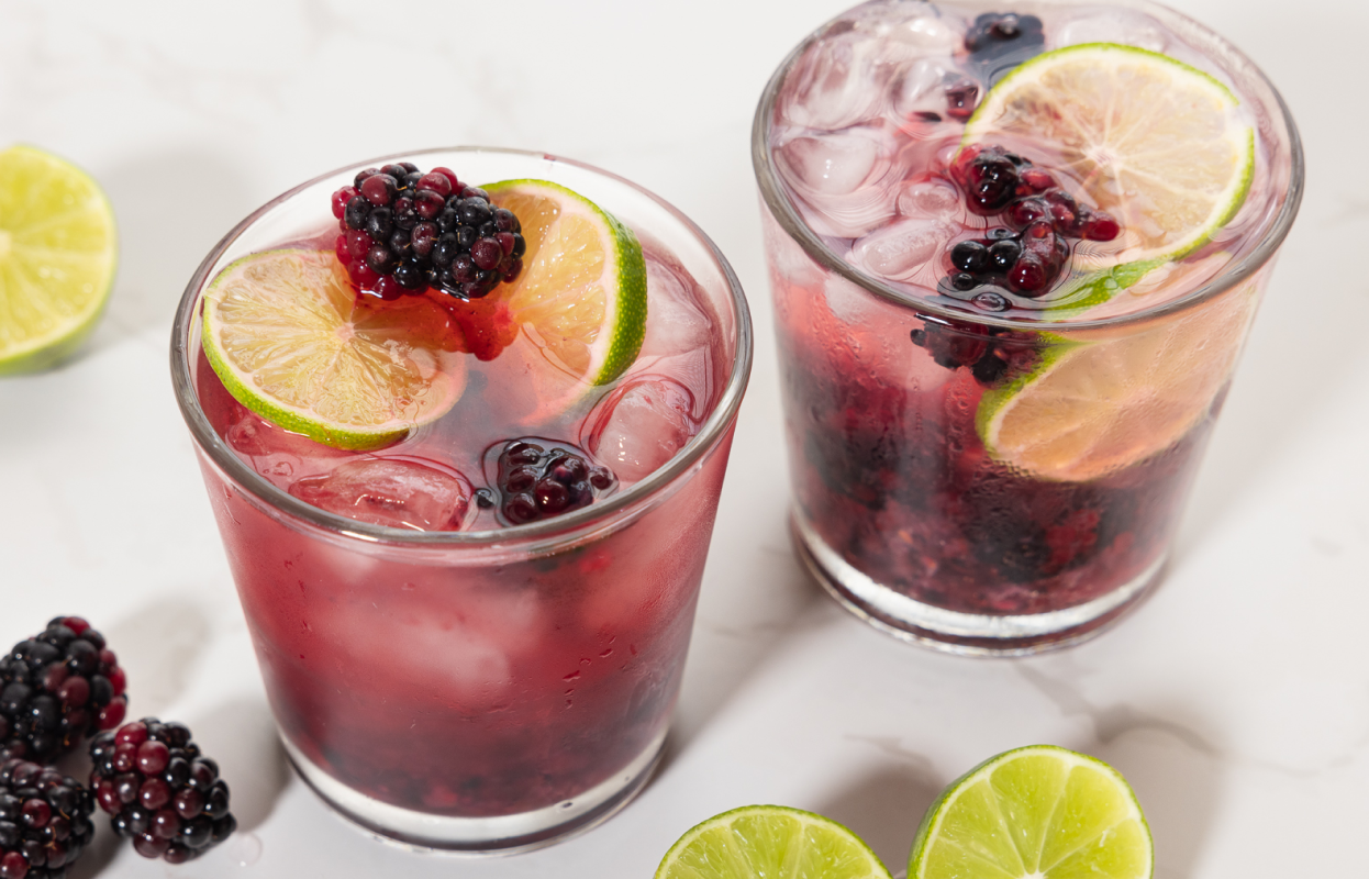 Blackberry Lime Spritzer