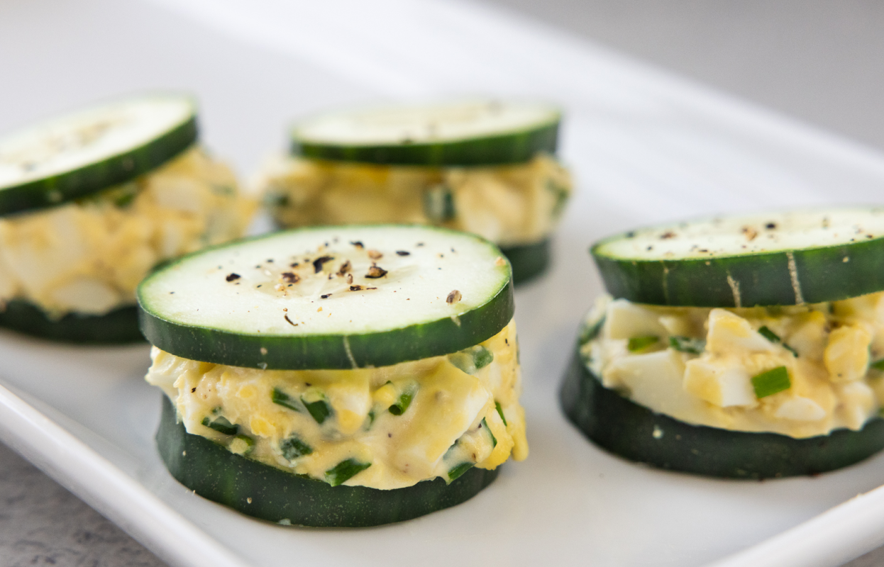 Cucumber Egg
Salad Bites