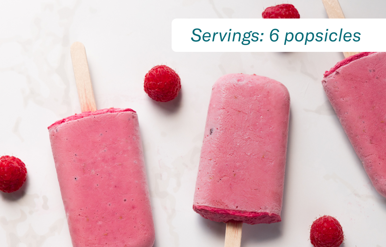 Raspberry Chocolate Chip Popsicles